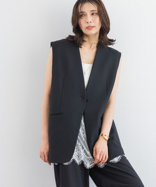 BARNYARDSTORM(バンヤードストーム)の「BARNYARDSTORM / 接触冷感ジレ【接触冷感】(その他アウター・レディース・ライトグレー/ブラック・S/M)」の11枚目の写真