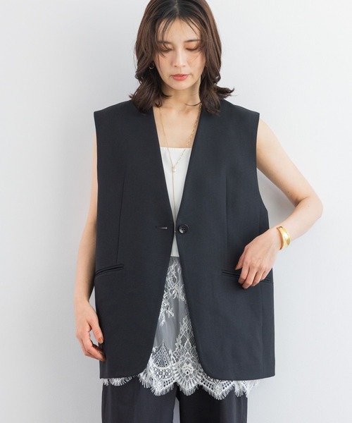 BARNYARDSTORM(バンヤードストーム)の「BARNYARDSTORM / 接触冷感ジレ【接触冷感】(その他アウター・レディース・ライトグレー/ブラック・S/M)」の12枚目の写真