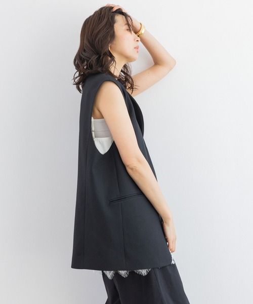 BARNYARDSTORM(バンヤードストーム)の「BARNYARDSTORM / 接触冷感ジレ【接触冷感】(その他アウター・レディース・ライトグレー/ブラック・S/M)」の14枚目の写真