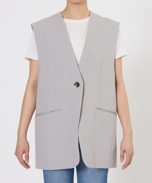 BARNYARDSTORM(バンヤードストーム)の「BARNYARDSTORM / 接触冷感ジレ【接触冷感】(その他アウター・レディース・ライトグレー/ブラック・S/M)」の21枚目の写真