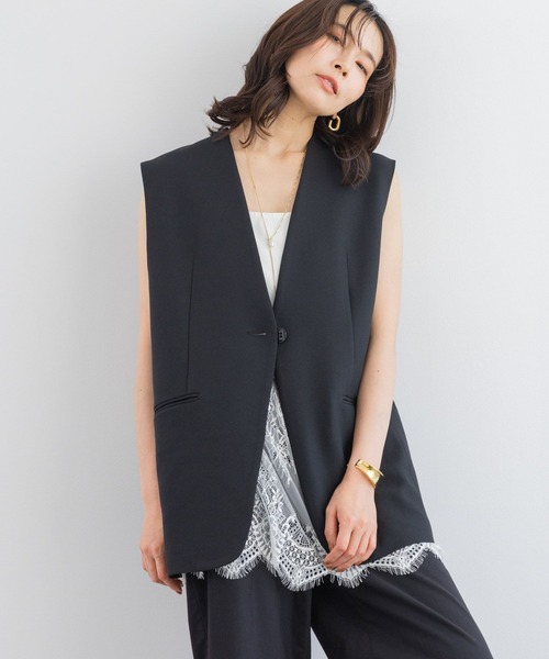 BARNYARDSTORM(バンヤードストーム)の「BARNYARDSTORM / 接触冷感ジレ【接触冷感】(その他アウター・レディース・ライトグレー/ブラック・S/M)」の13枚目の写真