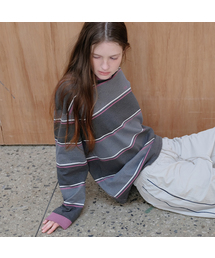 FRIVER07（フリバー07）の「Vintage color block stripe t-shirt [FRSP06LT02]_Gray（Tシャツ/カットソー）」