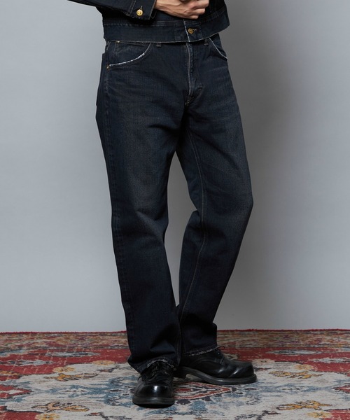 Lee(リー)の「Lee/リー AMERICAN RIDERS 200 フルカットジーンズ 【ブラウンオーバーダイ】セットアップ対応(デニムパンツ・メンズ・ブラウン・36/28/30/32/34)」の15枚目の写真