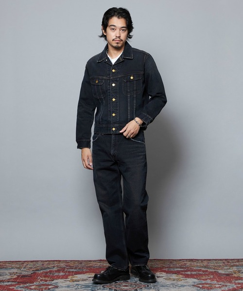 Lee(リー)の「Lee/リー AMERICAN RIDERS 200 フルカットジーンズ 【ブラウンオーバーダイ】セットアップ対応(デニムパンツ・メンズ・ブラウン・36/28/30/32/34)」の9枚目の写真