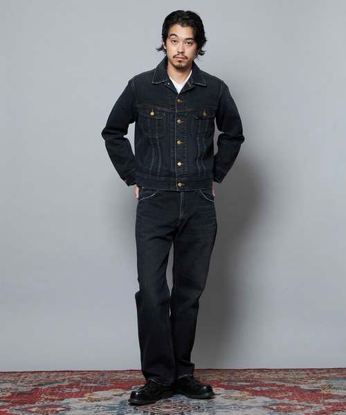 Lee(リー)の「Lee/リー AMERICAN RIDERS 200 フルカットジーンズ 【ブラウンオーバーダイ】セットアップ対応(デニムパンツ・メンズ・ブラウン・36/28/30/32/34)」の11枚目の写真