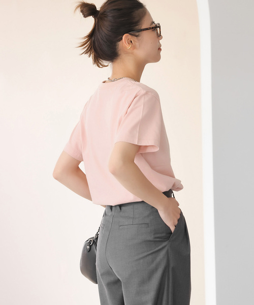 JOURNAL STANDARD relume（ジャーナルスタンダード　レリューム）の「《WEB限定追加》CITYロゴTEE（Tシャツ/カットソー・レディース・ピンク/ホワイト/ブラック系その他・FREE）」の7枚目の写真