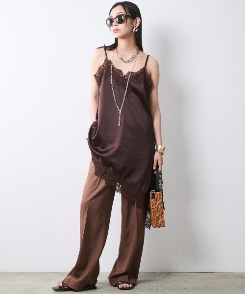 CHIC STYLE(シックスタイル)の「アシンメトリーヘムキャミソールチュニック<大きいサイズ有>シックスタイル(その他トップス・レディース・ボルドー/ブラック・M/L/LL/3L/4L/5L)」の19枚目の写真