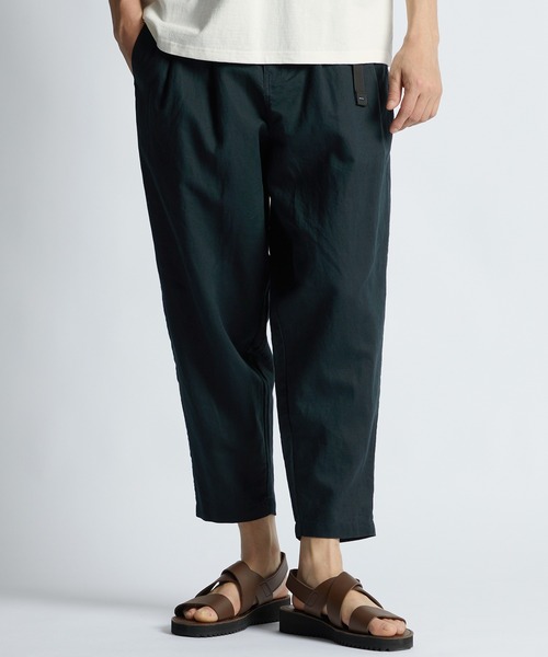 LANVIN en Bleu(ランバンオンブルー)の「リネンブレンド テーパード ワイドパンツ(スラックス・メンズ・ベージュ/ネイビー/ブラック・52/50/48/46)」の8枚目の写真