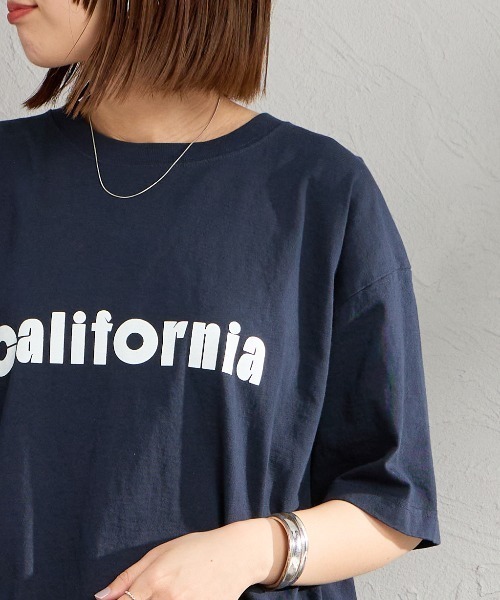 FUNG（ファング）の「[FUNG/ファング] C.ORANGE カットオフ プリントTシャツ（Tシャツ/カットソー・レディース・ネイビー/ホワイト・M）」の11枚目の写真