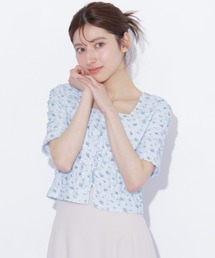 JILLSTUART 半袖カットソー（ブラウス） ヘムレース五分袖ブラウス | JILL by JILL STUART（ジル バイ ジル