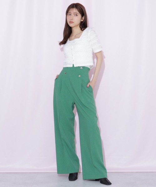 JILL by JILL STUART（ジルバイジルスチュアート）の「フリルカットソーアンサンブル（Tシャツ/カットソー・レディース・ブルー系その他/ホワイト系その他/ホワイト・FREE）」の17枚目の写真
