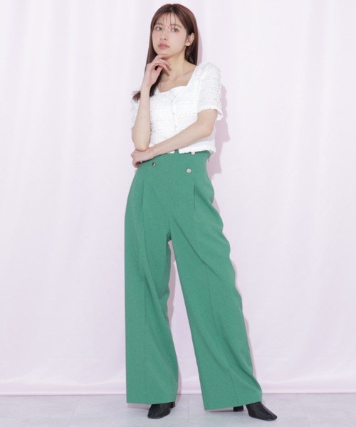 JILL by JILL STUART（ジルバイジルスチュアート）の「フリルカットソーアンサンブル（Tシャツ/カットソー・レディース・ブルー系その他/ホワイト系その他/ホワイト・FREE）」の18枚目の写真
