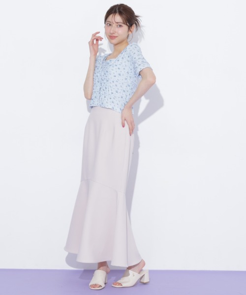 JILL by JILL STUART（ジルバイジルスチュアート）の「フリルカットソーアンサンブル（Tシャツ/カットソー・レディース・ブルー系その他/ホワイト系その他/ホワイト・FREE）」の11枚目の写真