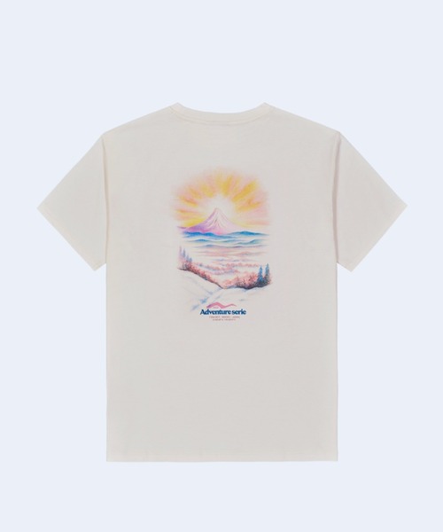PICTURE ORGANIC CLOTHING(ピクチャーオーガニッククロージング)の「【PICTURE/ピクチャー】D&S NISEKO TEE ニセコ バックプリント オーガニックコットン100% Tシャツ(Tシャツ/カットソー・メンズ・ホワイト系その他・LARGE/MEDIUM)」の1枚目の写真
