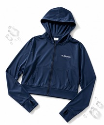 超冷感ショート丈パーカー