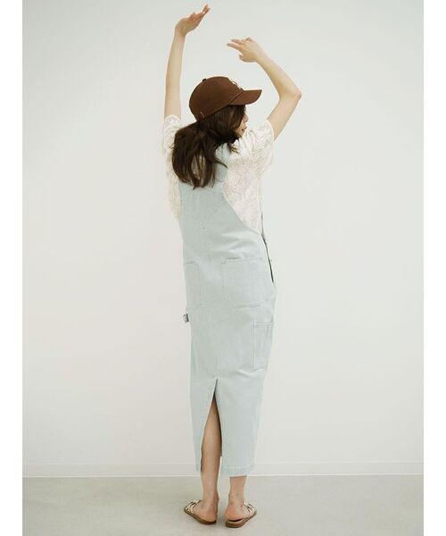 FIKA.(フィーカ)の「Front pocket denim jumper skirt(ジャンパースカート・レディース・ネイビー/ブルー系その他・FREE)」の16枚目の写真