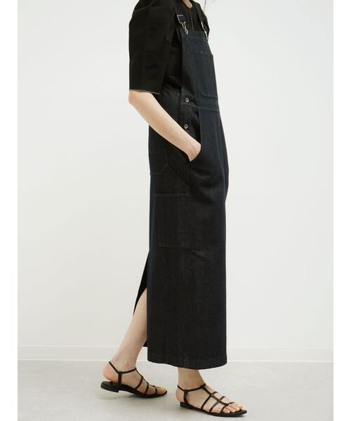 FIKA.(フィーカ)の「Front pocket denim jumper skirt(ジャンパースカート・レディース・ネイビー/ブルー系その他・FREE)」の18枚目の写真