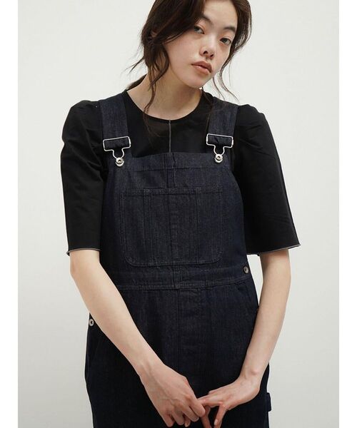 FIKA.(フィーカ)の「Front pocket denim jumper skirt(ジャンパースカート・レディース・ネイビー/ブルー系その他・FREE)」の22枚目の写真