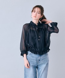 Audie a Muses（オーディアミューズ）の「ライトメッシュブルゾン（ブルゾン）」