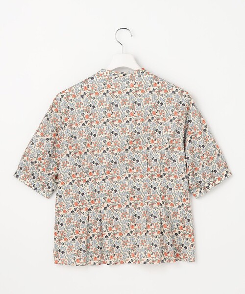 J.PRESS Ladies(J.プレス レディス)の「【一枚で着映え】LIBERTY バンドカラー ブラウス(シャツ/ブラウス・レディース・ベージュ系5/ネイビー系5・XS)」の9枚目の写真
