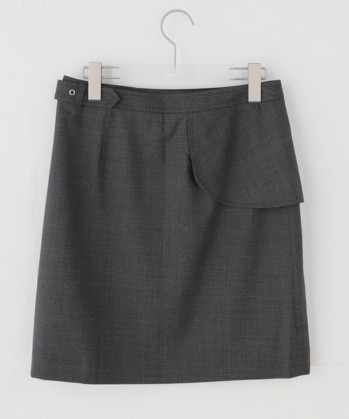 KERNEMILK(カーネミルク)の「KERNEMILK/カーネミルク Alia Skirt(スカート・レディース・チャコールグレー・36/38)」の2枚目の写真