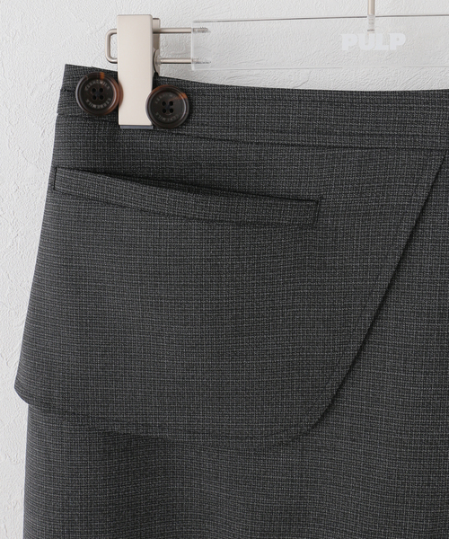 KERNEMILK(カーネミルク)の「KERNEMILK/カーネミルク Alia Skirt(スカート・レディース・チャコールグレー・36/38)」の3枚目の写真