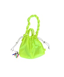 cheek チーク puff kinchaku 2WAY tote