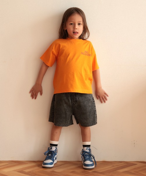 Ocean&Ground(オーシャン&グラウンド)の「BIG DELIVERYT T【Online Exclusive】(Tシャツ/カットソー・キッズ・レッド/ブラック/ミント/オレンジ/イエロー/グリーン/ホワイト・90/100/110/120/130/140/80)」の16枚目の写真
