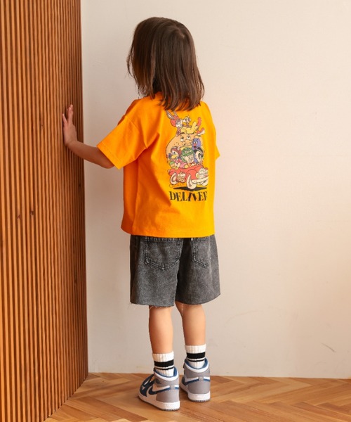 Ocean&Ground(オーシャン&グラウンド)の「BIG DELIVERYT T【Online Exclusive】(Tシャツ/カットソー・キッズ・レッド/ブラック/ミント/オレンジ/イエロー/グリーン/ホワイト・90/100/110/120/130/140/80)」の19枚目の写真