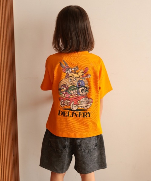 Ocean&Ground(オーシャン&グラウンド)の「BIG DELIVERYT T【Online Exclusive】(Tシャツ/カットソー・キッズ・レッド/ブラック/ミント/オレンジ/イエロー/グリーン/ホワイト・90/100/110/120/130/140/80)」の15枚目の写真