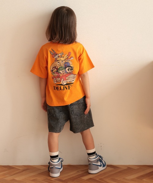 Ocean&Ground(オーシャン&グラウンド)の「BIG DELIVERYT T【Online Exclusive】(Tシャツ/カットソー・キッズ・レッド/ブラック/ミント/オレンジ/イエロー/グリーン/ホワイト・90/100/110/120/130/140/80)」の18枚目の写真