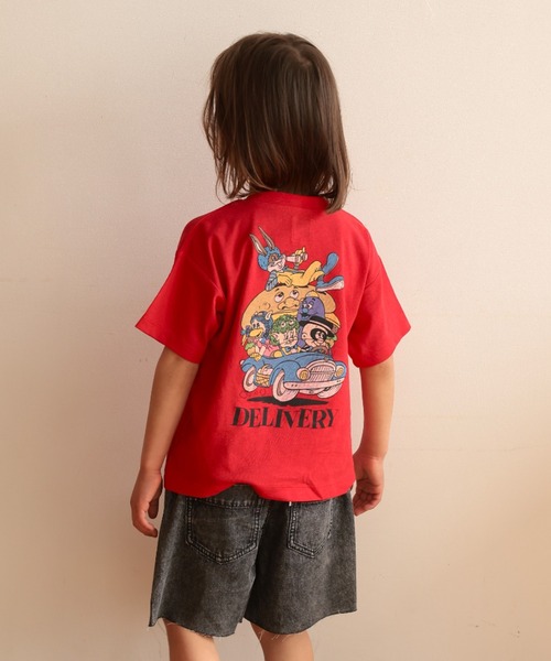 Ocean&Ground(オーシャン&グラウンド)の「BIG DELIVERYT T【Online Exclusive】(Tシャツ/カットソー・キッズ・レッド/ブラック/ミント/オレンジ/イエロー/グリーン/ホワイト・90/100/110/120/130/140/80)」の20枚目の写真