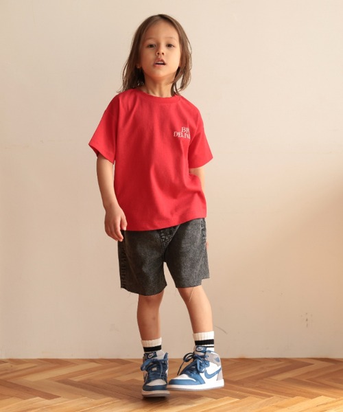 Ocean&Ground(オーシャン&グラウンド)の「BIG DELIVERYT T【Online Exclusive】(Tシャツ/カットソー・キッズ・レッド/ブラック/ミント/オレンジ/イエロー/グリーン/ホワイト・90/100/110/120/130/140/80)」の21枚目の写真