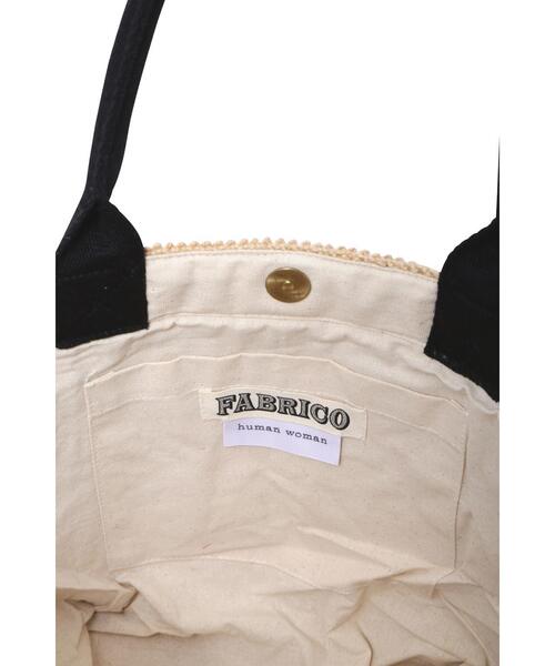 FABRICO（ファブリコ）の「【FABRICOコラボ】ジュートバッグボーダー（かごバッグ・レディース・ホワイト系その他・ﾌﾘ-）」の9枚目の写真