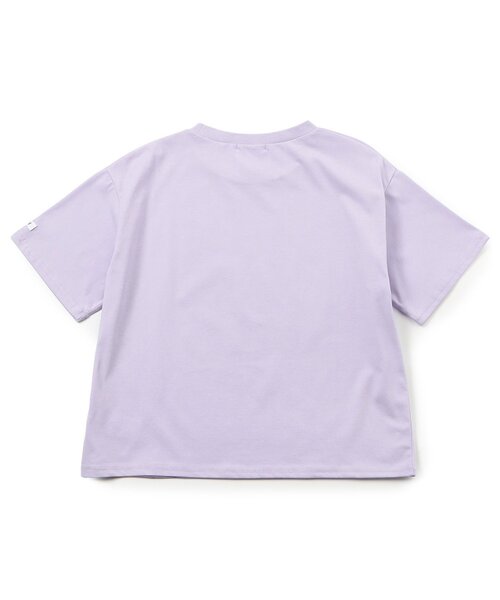 algy(アルジー)の「ハイビスカス半袖Tシャツ(Tシャツ/カットソー・キッズ・ピンク/ラベンダー/オフホワイト・130/140/150/160)」の7枚目の写真