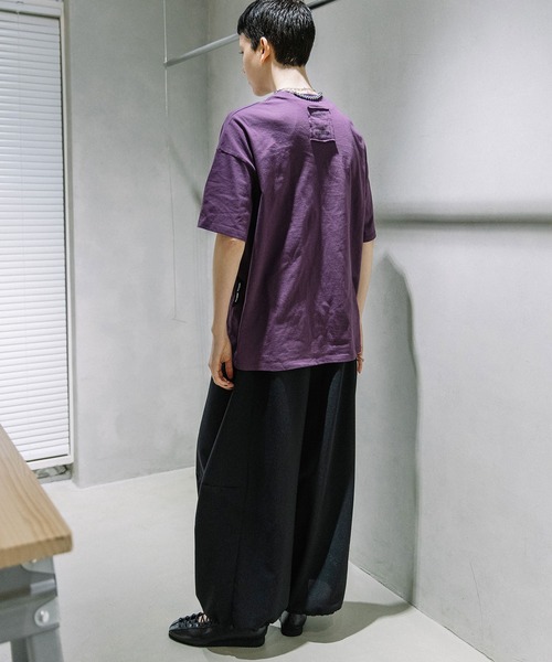 MARECHAL TERRE(マルシャルテル)の「MMタグTシャツ(Tシャツ/カットソー・レディース・ブラック/チャコールグレー/オフホワイト/パープル/ライトグレー・MEDIUM)」の20枚目の写真