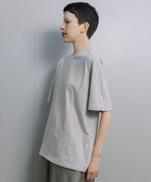 MARECHAL TERRE(マルシャルテル)の「MMタグTシャツ(Tシャツ/カットソー・レディース・ブラック/チャコールグレー/オフホワイト/パープル/ライトグレー・MEDIUM)」の19枚目の写真