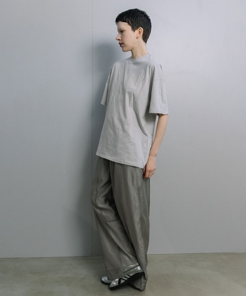 MARECHAL TERRE(マルシャルテル)の「MMタグTシャツ(Tシャツ/カットソー・レディース・ブラック/チャコールグレー/オフホワイト/パープル/ライトグレー・MEDIUM)」の16枚目の写真