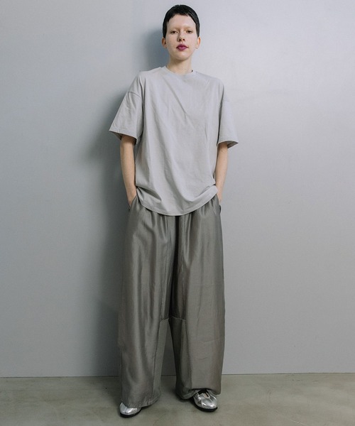 MARECHAL TERRE(マルシャルテル)の「MMタグTシャツ(Tシャツ/カットソー・レディース・ブラック/チャコールグレー/オフホワイト/パープル/ライトグレー・MEDIUM)」の15枚目の写真