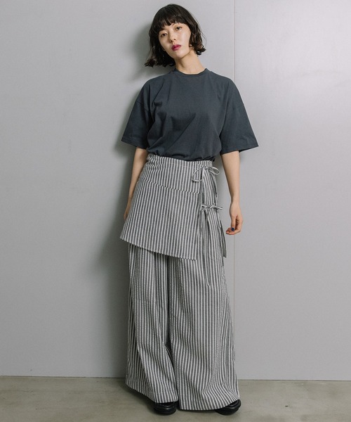 MARECHAL TERRE(マルシャルテル)の「MMタグTシャツ(Tシャツ/カットソー・レディース・ブラック/チャコールグレー/オフホワイト/パープル/ライトグレー・MEDIUM)」の10枚目の写真