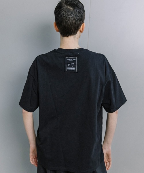MARECHAL TERRE(マルシャルテル)の「MMタグTシャツ(Tシャツ/カットソー・レディース・ブラック/チャコールグレー/オフホワイト/パープル/ライトグレー・MEDIUM)」の7枚目の写真