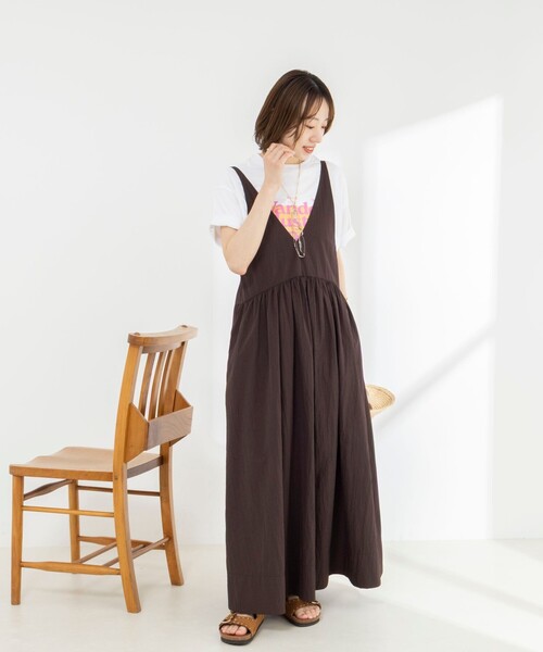Rie Miller(リエミラー)の「Wander lustウォッシャブルワイドシルエットプリントTシャツ(Tシャツ/カットソー・レディース・グレー系その他/ベージュ系その他/ホワイト系その他3/ホワイト系その他2・FREE)」の21枚目の写真