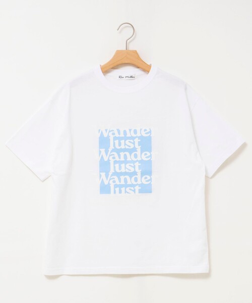 Rie Miller(リエミラー)の「Wander lustウォッシャブルワイドシルエットプリントTシャツ(Tシャツ/カットソー・レディース・グレー系その他/ベージュ系その他/ホワイト系その他3/ホワイト系その他2・FREE)」の15枚目の写真