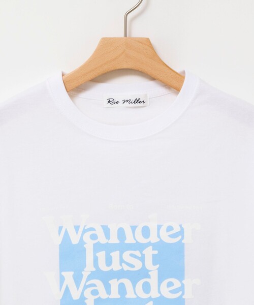 Rie Miller(リエミラー)の「Wander lustウォッシャブルワイドシルエットプリントTシャツ(Tシャツ/カットソー・レディース・グレー系その他/ベージュ系その他/ホワイト系その他3/ホワイト系その他2・FREE)」の16枚目の写真