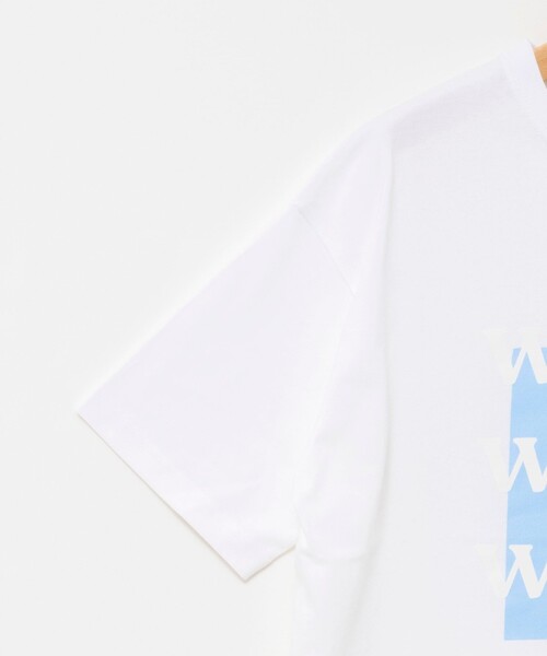 Rie Miller(リエミラー)の「Wander lustウォッシャブルワイドシルエットプリントTシャツ(Tシャツ/カットソー・レディース・グレー系その他/ベージュ系その他/ホワイト系その他3/ホワイト系その他2・FREE)」の7枚目の写真