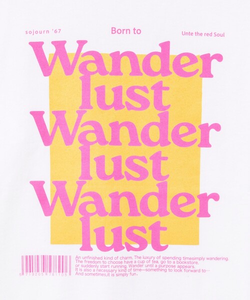 Rie Miller(リエミラー)の「Wander lustウォッシャブルワイドシルエットプリントTシャツ(Tシャツ/カットソー・レディース・グレー系その他/ベージュ系その他/ホワイト系その他3/ホワイト系その他2・FREE)」の12枚目の写真