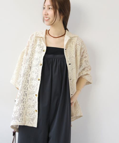 JOURNAL STANDARD relume(ジャーナルスタンダード レリューム)の「【Lords of Lotus / ローズオブロータス】 LACE SHIRTS(シャツ/ブラウス・レディース・ホワイト×ホワイト/オレンジ・MEDIUM)」の21枚目の写真