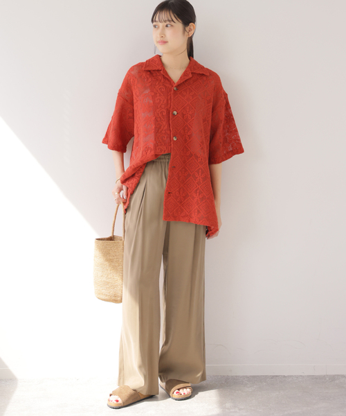 JOURNAL STANDARD relume(ジャーナルスタンダード レリューム)の「【Lords of Lotus / ローズオブロータス】 LACE SHIRTS(シャツ/ブラウス・レディース・ホワイト×ホワイト/オレンジ・MEDIUM)」の17枚目の写真