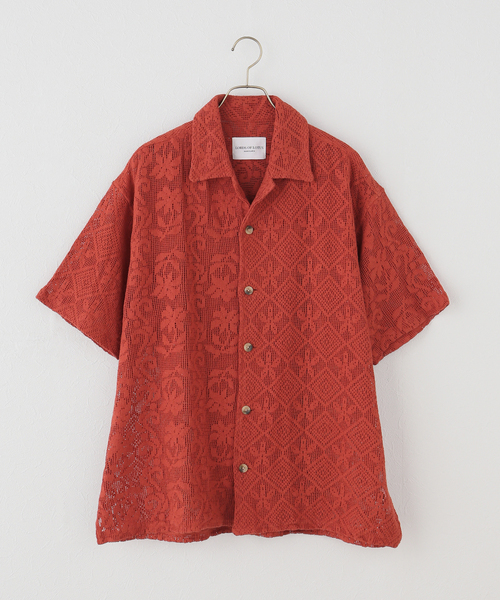 JOURNAL STANDARD relume(ジャーナルスタンダード レリューム)の「【Lords of Lotus / ローズオブロータス】 LACE SHIRTS(シャツ/ブラウス・レディース・ホワイト×ホワイト/オレンジ・MEDIUM)」の8枚目の写真