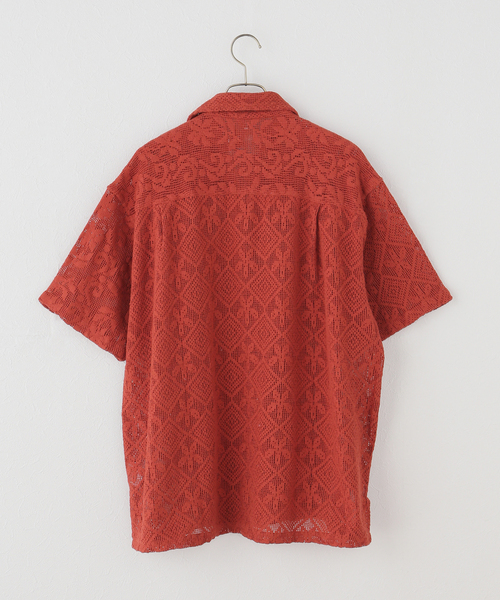 JOURNAL STANDARD relume(ジャーナルスタンダード レリューム)の「【Lords of Lotus / ローズオブロータス】 LACE SHIRTS(シャツ/ブラウス・レディース・ホワイト×ホワイト/オレンジ・MEDIUM)」の7枚目の写真